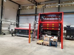 Amada LC3015 F1 4kw Laser Cutter  with ASL LUL3015 automatic storage with load + unload functions