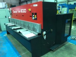 Amada GS II 630 Guillotine with pneumatic rear sheet supports